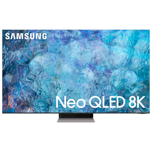 Samsung 65" 8K UHD HDR QLED Tizen OS Smart TV - 2021 - Stainless Steel