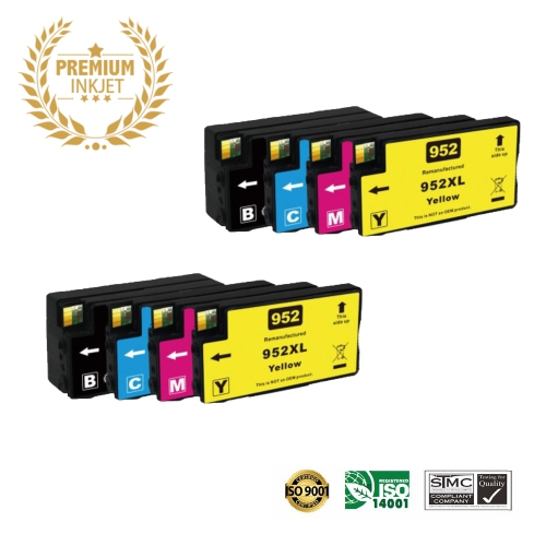 Ultra Toner® 2 SETS HP 952XL/952/HP952 BK/C/M/Y Inkjet Cartridge HPOfficeJet Pro 7740 8210 8216 8710 8715 8720 8725 8730 8740