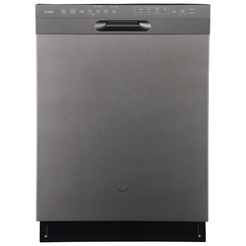 GE Profile 24" 45dB Built-In Dishwasher with Stainless Steel Tub & Third Rack - Slate