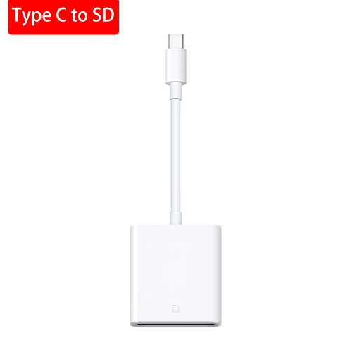 Lecteur de cartes USB-C vers SD pour PC, Mac, iPad, tablettes et smartphones Android | Lecteur Flash USB MicroSD USB 2.0 haute vitesse pour caméra,