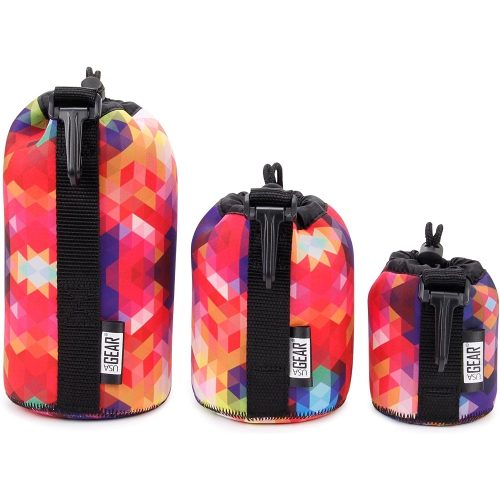 USA GEAR  Flexarmor Protective Neoprene Lens Case Pouch