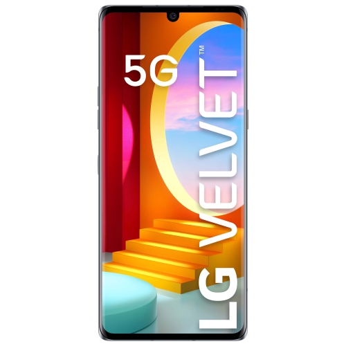 Téléphone intelligent Velvet 5G de 128 Go de LG - Aurore grise - Déverrouillé - Boîte ouverte