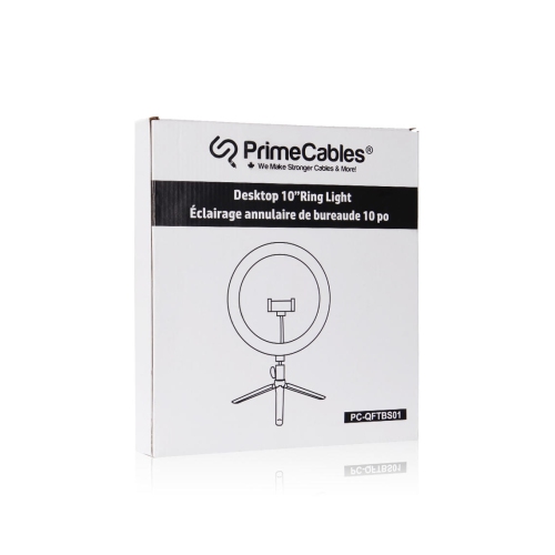 10 pouces Ring Light Desktop Selfie Sticks, 3 modes d'éclairage pour la prise de vue à lumière d'appoint avec trépied et support de téléphone