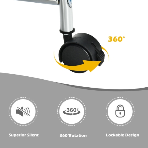 Gymax Office Rolling Cart 20 Storage Drawers Scrapbook Paper Studio Organizer Multicolor