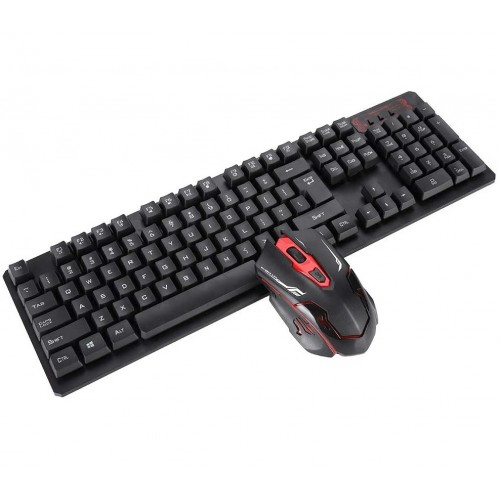 HK6500 2.4GHz Wireless Gaming Keyboard and 1600 DPI Gaming Mouse Desktop Combo