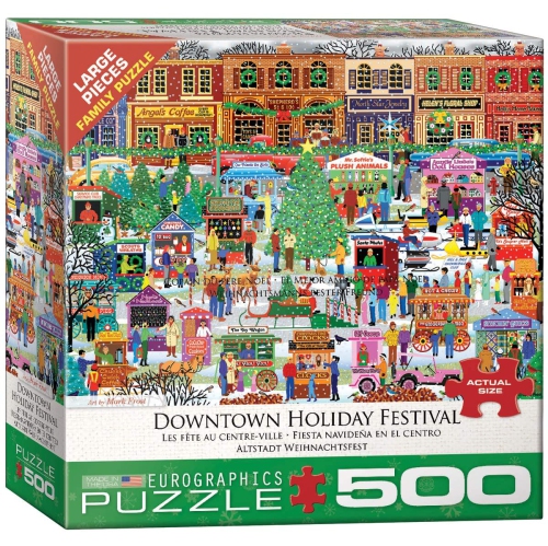 Eurographics 500 Piece Puzzle Downtown Holiday Festival Best Buy Canada