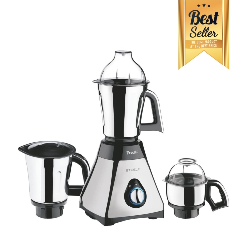 Preethi Steele Supreme 550W/ 110V 3 Jar Mixer Grinder