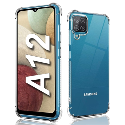 【CSmart】 Ultra Thin Soft TPU Silicone Jelly Bumper Back Cover Case for Samsung Galaxy A12 / M12 / F12, Clear