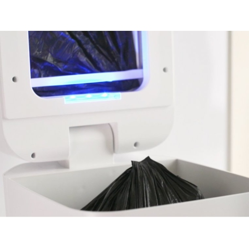 Townew T Air X Auto-sealing Smart Trash Can with Motion Sensor Lid - 13.5L Capacity - White