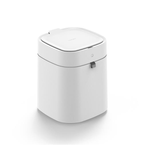 Townew T Air X Auto-sealing Smart Trash Can with Motion Sensor Lid - 13.5L Capacity - White