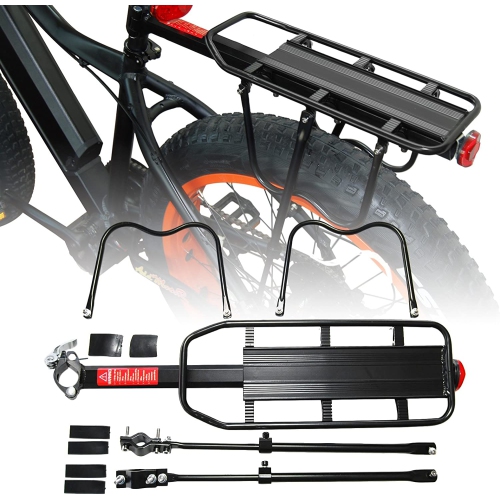 Bike Carrier 25kg Load Capacity Aluminum Alloy Universal Rear Bicycle Rack Carrier 