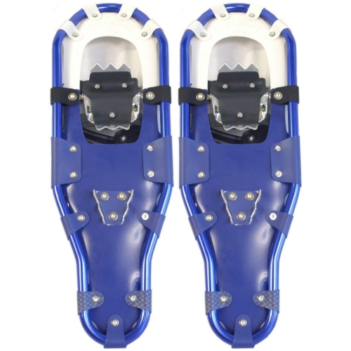 Raquettes en aluminium SNOWREK pour jeunes et adultes, raquettes avec sac de transport - taille 27