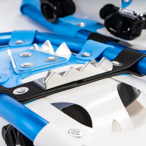 SNOWTREK Aluminum Snowshoes for Kids, Youth Snow Shoes with Carrying Bag - Size 14