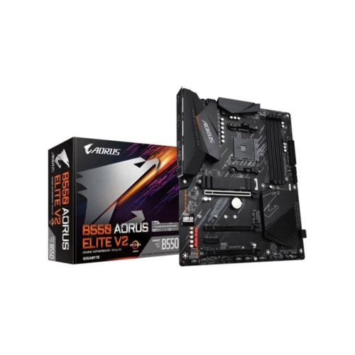 Gigabyte Motherboard B550 AORUS ELITE V2 AMD B550 AM4 Ryzen Max128GB DDR4 PCIE ATX Retail