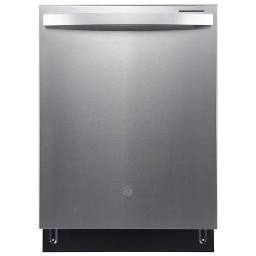 GE 24" 48dB Built-In Dishwasher with Stainless Steel Tub - Stainless Steel