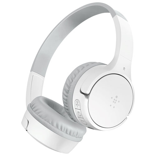 Casque d'écoute pour enfants Bluetooth SoundForm Mini de Belkin - Blanc