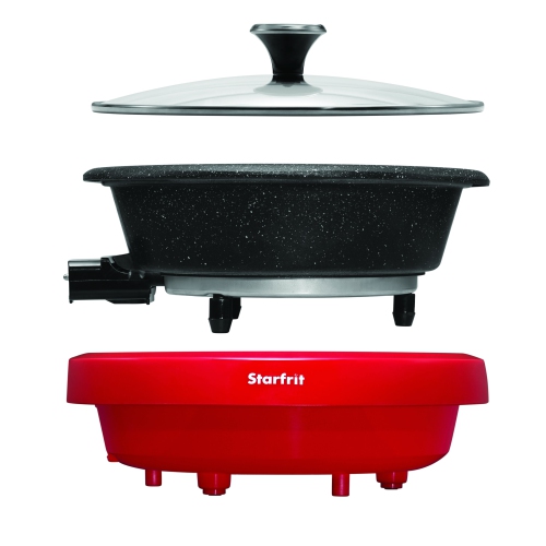 Starfrit The Rock Dual-Sided 3.2-Quart Electric Hot Pot