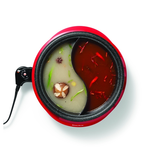 Starfrit The Rock Dual-Sided 3.2-Quart Electric Hot Pot