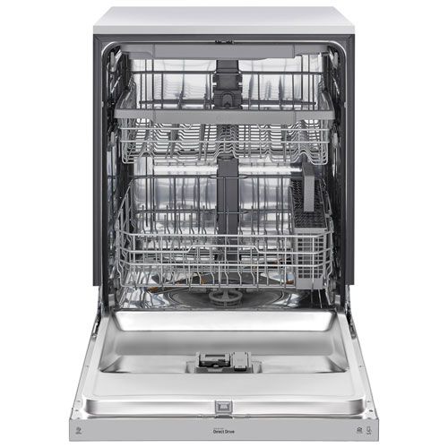 LG 24" 48dB Built-In Dishwasher with Third Rack - Stainless Steel
