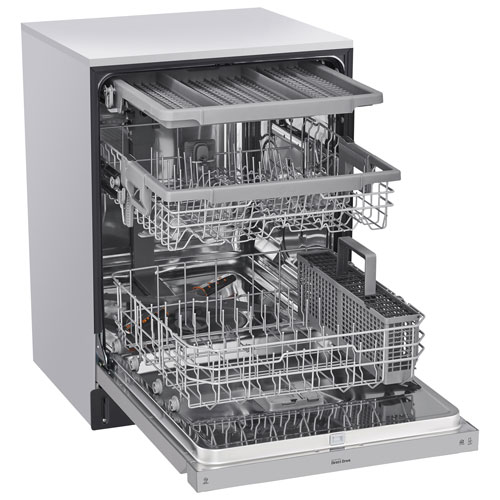 LG 24" 48dB Built-In Dishwasher with Third Rack - Stainless Steel