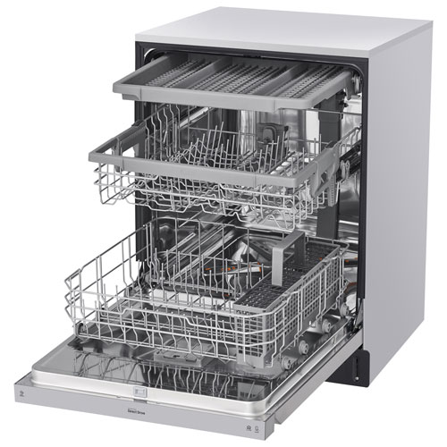 LG 24" 48dB Built-In Dishwasher with Third Rack - Stainless Steel