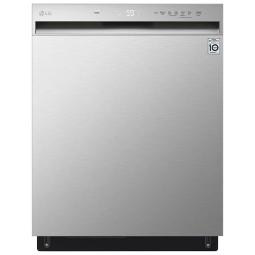 Lave-vaisselle encastrable 24 po 50 dB de LG Electronics - Inox