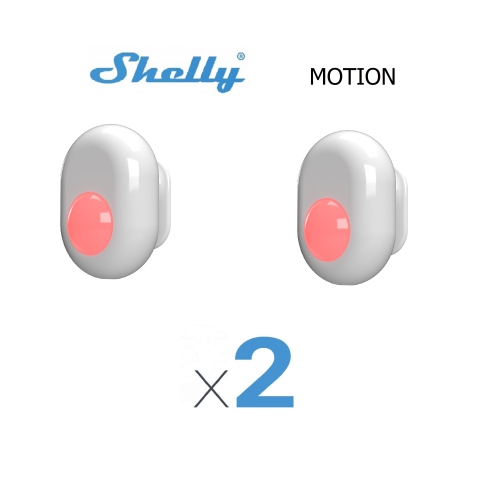 Shelly Motion - set of 2 - WiFi operated motion sensor
