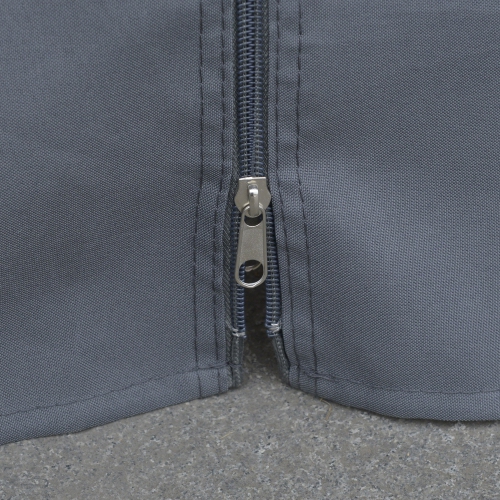 Pergola extérieure en toit rigide de 10 x 13 pi toit PC abri de jardin tente jardin abri de jardin imperméable et protection UV avec rideaux, gris