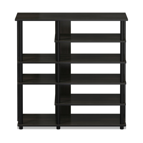 Furinno Turn-N-Tube Engineered Wood Multi Storage Shoe Rack in Espresso