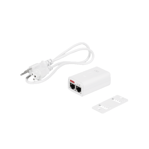 Ubiquiti 24-volt 0.3-amp Gigabit PoE Adapter, White