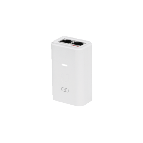 Ubiquiti 24-volt 0.3-amp Gigabit PoE Adapter, White