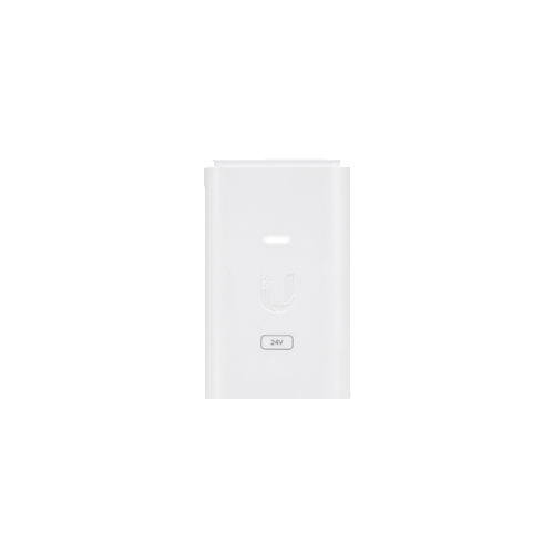 Ubiquiti 24-volt 0.3-amp Gigabit PoE Adapter, White