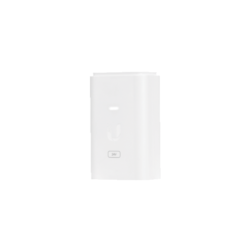 Ubiquiti 24-volt 0.3-amp Gigabit PoE Adapter, White