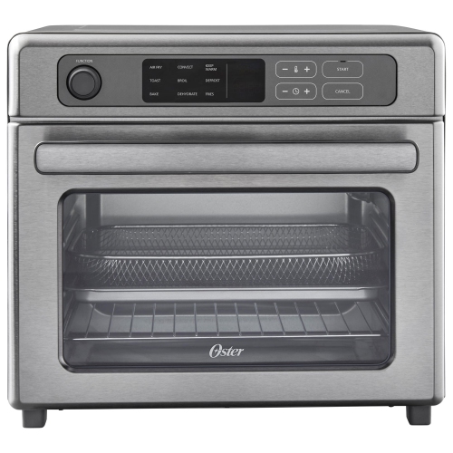 Oster Rapid Crisp Air Fry Convection Toaster Oven - 2.2 Cu. Ft. - Stainless