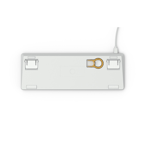 Glorious GMMK 60% White Ice Mechanical Keyboard -Gateron Brown