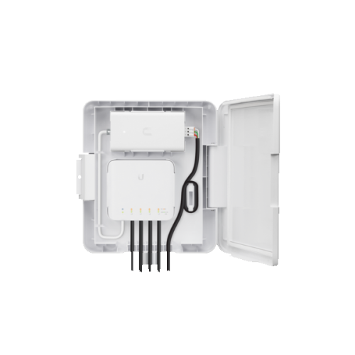 Ubiquiti UniFi Outdoor Weatherproof Utility Network Device Enclosure for the UniFi Switch Flex