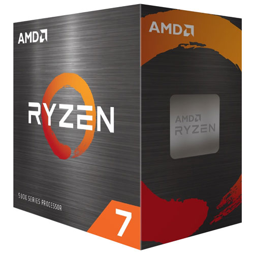Processeur octocoeur d'ordinateur de bureau AM4 3,8 GHz Ryzen 7 5800X d'AMD