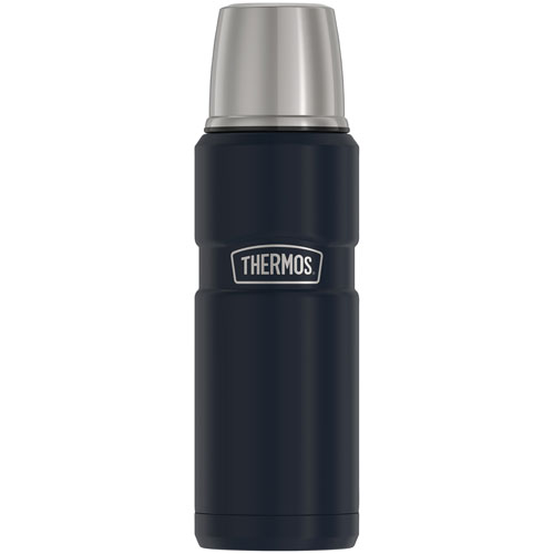 Thermos Stainless King 470ml Beverage Bottle - Midnight Blue