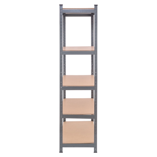 Gymax 72'' Heavy Duty Steel 5 Level Garage Shelf Metal Storage Adjustable Shelves Unit