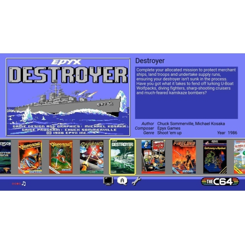 La mini console de commodore C64 + manette [console de jeu vidéo rétro]