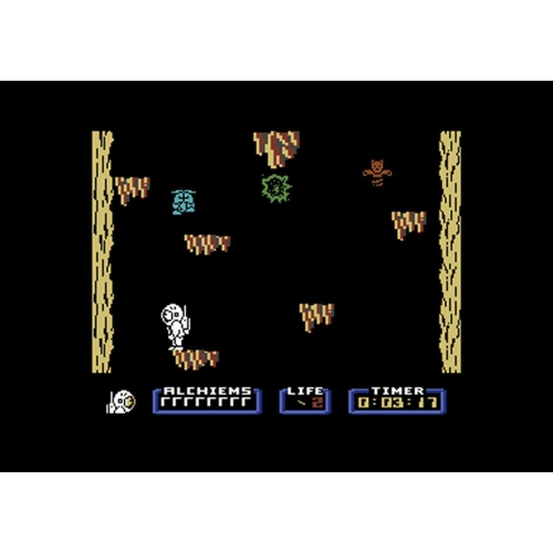 La mini console de commodore C64 + manette [console de jeu vidéo rétro]