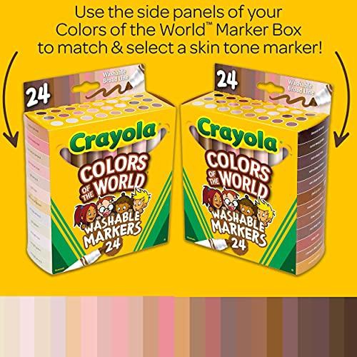 Crayola Washable Kids Paint Classic Colors 10-Count - 59mL / 2 fl oz [Toys, Ages 3+]