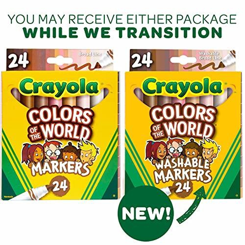 Crayola Washable Kids Paint Classic Colors 10-Count - 59mL / 2 fl oz [Toys, Ages 3+]