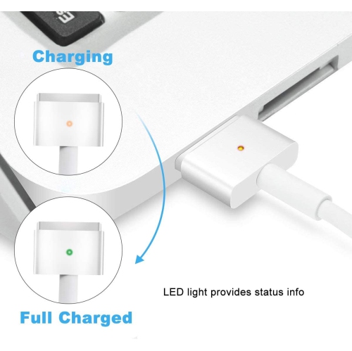 New Compatible Macbook Charger 14.85V 3.05A 45W T-Tip Magsafe 2 Power Adapter for Apple MacBook Air 11"/13"