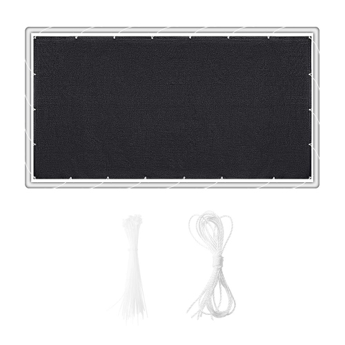 Écran de confidentialité pour balcon, pare-vent pour terrasse de 6 x 50 pi, bâche de jardin pour véranda patio