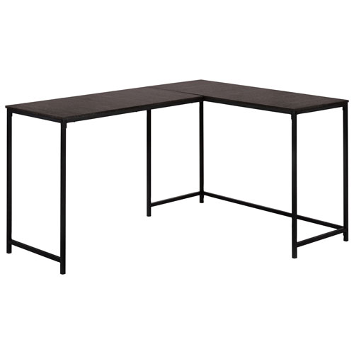 Monarch Corner 58.25"W Computer Desk - Espresso/Black