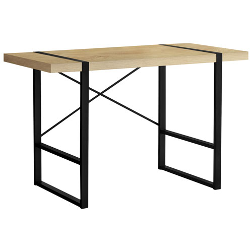 Monarch 49"W Computer Desk - Natural/Black