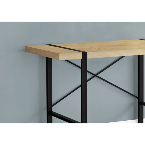 Monarch 49"W Computer Desk - Natural/Black