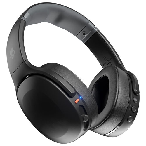 Remis à neuf - Casque d’écoute Bluetooth à isolation sonore Crusher Evo de Skullcandy - Noir