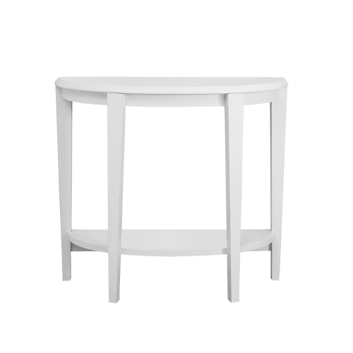Monarch Specialties I 2451 Accent Table - 36" Long / White Hall Console